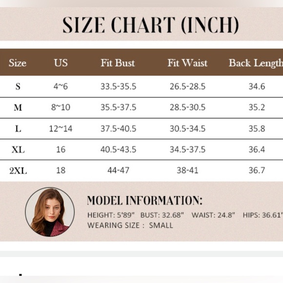 GRACE KARIN Women Tweed Sleeveless V Neck Button Down Dress Pockets Navy Blue LG - Picture 6 of 14